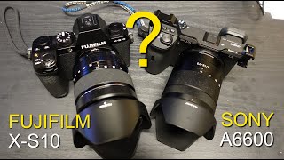 Fujifilm XS10 or Sony a6600  which is the right one for you [upl. by Eno698]