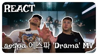 aespa 에스파 Drama MV REACTION [upl. by Alessandra]