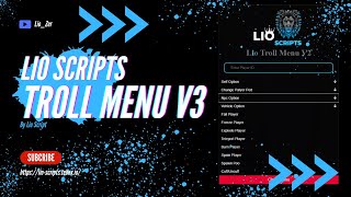 QBCORE Best Fivem Server Side Troll Menu  Lio Troll Menu V3 [upl. by Aneehsak]