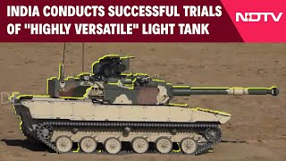 Zorawar Tank  India Conducts Successful Trials Of quotHighly Versatilequot Light Tank Zorawar [upl. by Tisbee]