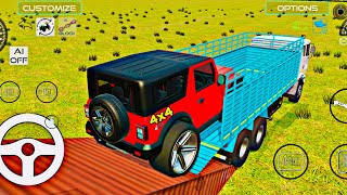 Drive Thar 4x4 loaded on Truck 🔥 thar 4x4 car truck dumper gamingvideos [upl. by Drofwarc693]