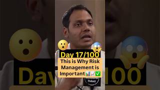 Day 17100 😱This is Why Risk Management is Important trading stockmarket podcast powerofstocks [upl. by Pomfret]