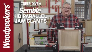 My First Impressions Of Semble Parallel Jaw Clamps  Deep Dive  Woodpeckers Woodworking Tools [upl. by Acker]