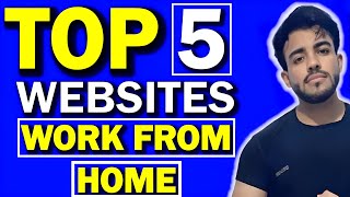 Top 5 Websites 2024 for Permanent WORK FROM HOME Freshers  Experienced Applicable [upl. by Zahara]