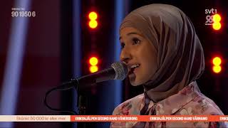 Amena Alsameai  quotSinging for the Children on Earthquot  SVT1 [upl. by Tsepmet]