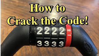 Hack a Bike Lock Combination Forgot bike lock combo Lost Combination Here is how to solve it [upl. by Yonah]