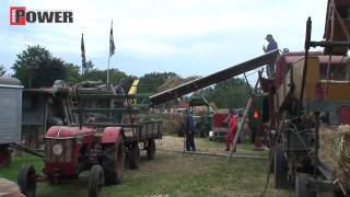 Demonstratie dorsen op Historischer Feldtag Nordhorn 2010  Agrio [upl. by Euqilegna]