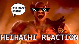 HES BACK HEIHACHI REVEAL REACTION  TEKKEN 8 [upl. by Bbor]