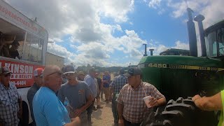 A DAY AT AN IOWA FARM TRACTOR AND EQUIPMENT AUCTION [upl. by Neelahs607]