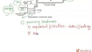 Draw a labelled sketch of wastewater treatment plant   CLASS 7  WASTE WATER STORY  CHEMISTRY [upl. by Farika368]