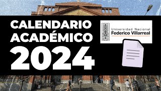 ⭐INICIAMOS EN MAYO 🎊 CALENDARIO ACADÉMICO 2024 UNFV [upl. by Eillam148]