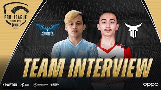 Team Interview Skylightz Gaming Vs T2K Esports  PUBG MOBILE Pro League South Asia 2022 Spring [upl. by Dupin]