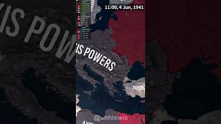 Darkest Hour Mod  HOI4 TIMELAPSE ww2 shorts hoi4 timelapse heartsofiron4 coldwar history [upl. by Kahle]