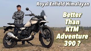 2024 Royal Enfield Himalayan Review  Better Than Yezdi Adventure [upl. by Elrebmik499]