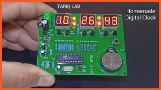 How To Make Digital Clock At Home  DIY Clock [upl. by Justus151]