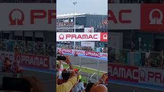 🔴 Partenza Gara MotoGp Misano REALE DLA VIVO 😱 shorts [upl. by Nesahc638]