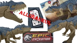 new Jurassic world epic Evolution ruthless Rampage Allosaurus toy [upl. by Hauge266]