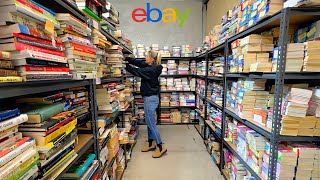 Pick and pack eBay orders with me  Selling used books online for profit [upl. by Meador]