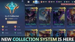 New COLLECTION SYSTEM is here  MLBB Update [upl. by Hsiri]