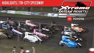 Xtreme Outlaw Midget Series  TriCity Speedway  June 1st 2023  HIGHLIGHTS [upl. by Venola]