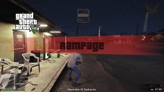 GTA V RAMPAGE REDNECKS  Neutralize 25 rednecks  Trevor [upl. by Naig914]