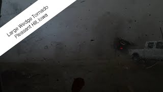 Monster EF4 Tornado Caught on GoPro Camera Hitting Neighborhood Homes  Pleasant Hill Iowa [upl. by Eidroj]