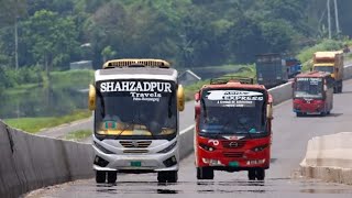 পাবনা রুটের সেরা ৫ টি অপারেটর  C linePabna ExpressSaker TravelsShahzadpur Bangla Star BD Bus🔥 [upl. by Nnyl378]