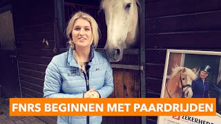 FNRS Beginnen met Paardrijden  PaardenpraatTV [upl. by Llerrehs909]