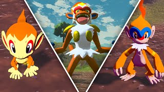 WHERE TO FIND CHIMCHAR MONFERNO AND INFERNAPE IN Pokemon Legends Arceus [upl. by Oeniri]