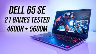 Entry Level Dell G5 SE Ryzen 4600H  5600M Gaming Benchmarks [upl. by Mag871]