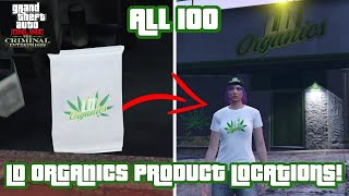 ALL 100 LD ORGANICS PRODUCT LOCATIONS LAMAR COLLECTIBLES GTA 5 ONLINE GUIDE [upl. by Abe]