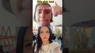 Oily skin test you try this [upl. by Marjory89]