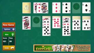 Playing a Simple Solitaire game from Random Salad Games [upl. by Candis112]