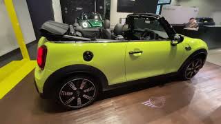 MINI Cooper S Cabrio 2024 in Zesty Yellow Quick Review Indonesia [upl. by Haidabo]