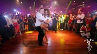 ATACA amp LA ALEMANA Bachata Dance Performance 40 MILLION VIEW PARTY At THE SALSA ROOM [upl. by Pylle]