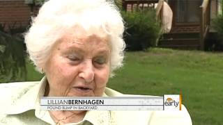 Runaway blimp lands in Ohio backyard [upl. by Orravan]