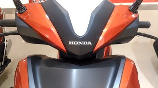 HONDA GRAZIA 125cc 2018 NEW NEO ORANGE METALLIC [upl. by Yxor182]