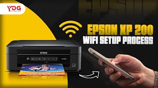 Epson XP 200 WiFi Setup Process epson epsonprinter [upl. by Orgel]