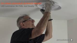 SYLVANIA LEDVANCE Surface Mount Luminaire  Installation Video [upl. by Jandy]