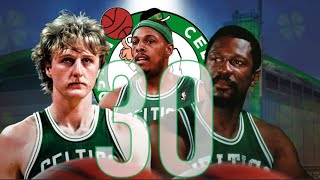 The top 30 GREATEST Boston Celtics players of alltime [upl. by Atteuqahs]