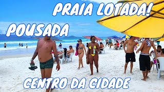 ❤️💙CABO FRIO ☀️ PRAIA DO FORTE LOTADA 🇧🇷 [upl. by Ibbetson]