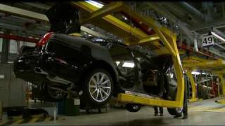 New Jaguar XJ 2010 manufacturing plant at Castle Bromwich [upl. by Adev]