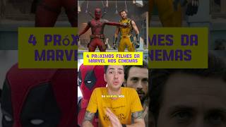 4 próximos filmes da Marvel nos cinemas 🦸 [upl. by Yesnik]