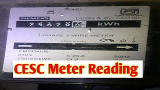 CESC METER READING cescmeterreading cesc meter reading Cesc Meter Reading cesc meter [upl. by Affrica]