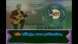 Karaoke Tino  Georges Brassens  La mauvaise réputation [upl. by Laraine371]