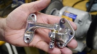 Polishing Boler Scamp Cast Aluminum Hinges [upl. by Bart]