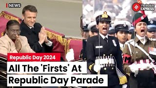 Republic Day Parade 2024 Historic Firsts Mark Celebrations [upl. by Amalburga782]