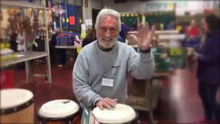 Garry Kvistad Drum Solo from the Woodstock Chimes Warehouse Sale  November 2017 [upl. by Nanreit]