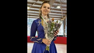 Championnat Vaudois de Patinage Artistique 2024  Capucine Demierre [upl. by Enitsirc]