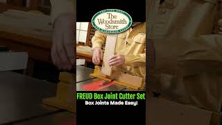 Freud Box Joint Cutter Set Make boxes quickly and easily with this box joint cutter set shorts [upl. by Michaeline487]